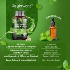 Le softgel all’olio di menta piperita WeightWorld sono completamente naturali, senza ogm, senza glutine e senza lattosio