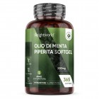 Confezione da 365 Softgel Olio di Menta Piperita per Digestione e Alito Cattivo